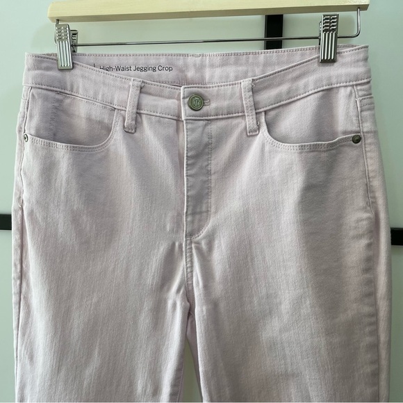 [6] Talbots Flawless High-Rise Jegging in Baby Ballet Pink Soft Comfortable Jean - Picture 4 of 8